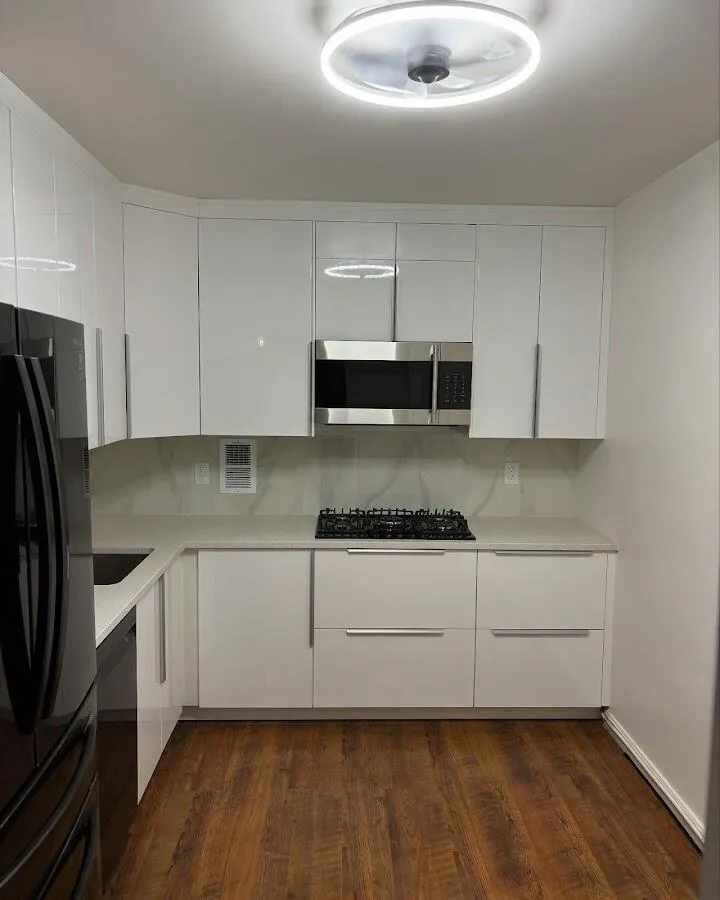 Renovated kitchen with quartz countertops in Old Saybrook
